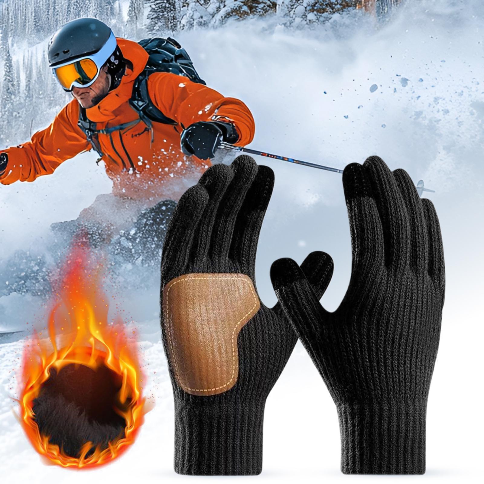 Running Gear Cold Weather Men - USB Heated Gloves with Touchscreen, Winter