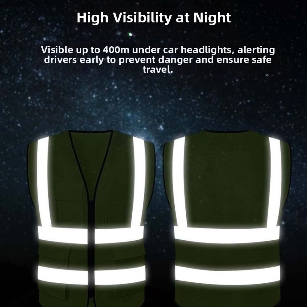 Running Gear Reflective - High Visibility Reflective Vest Warning One