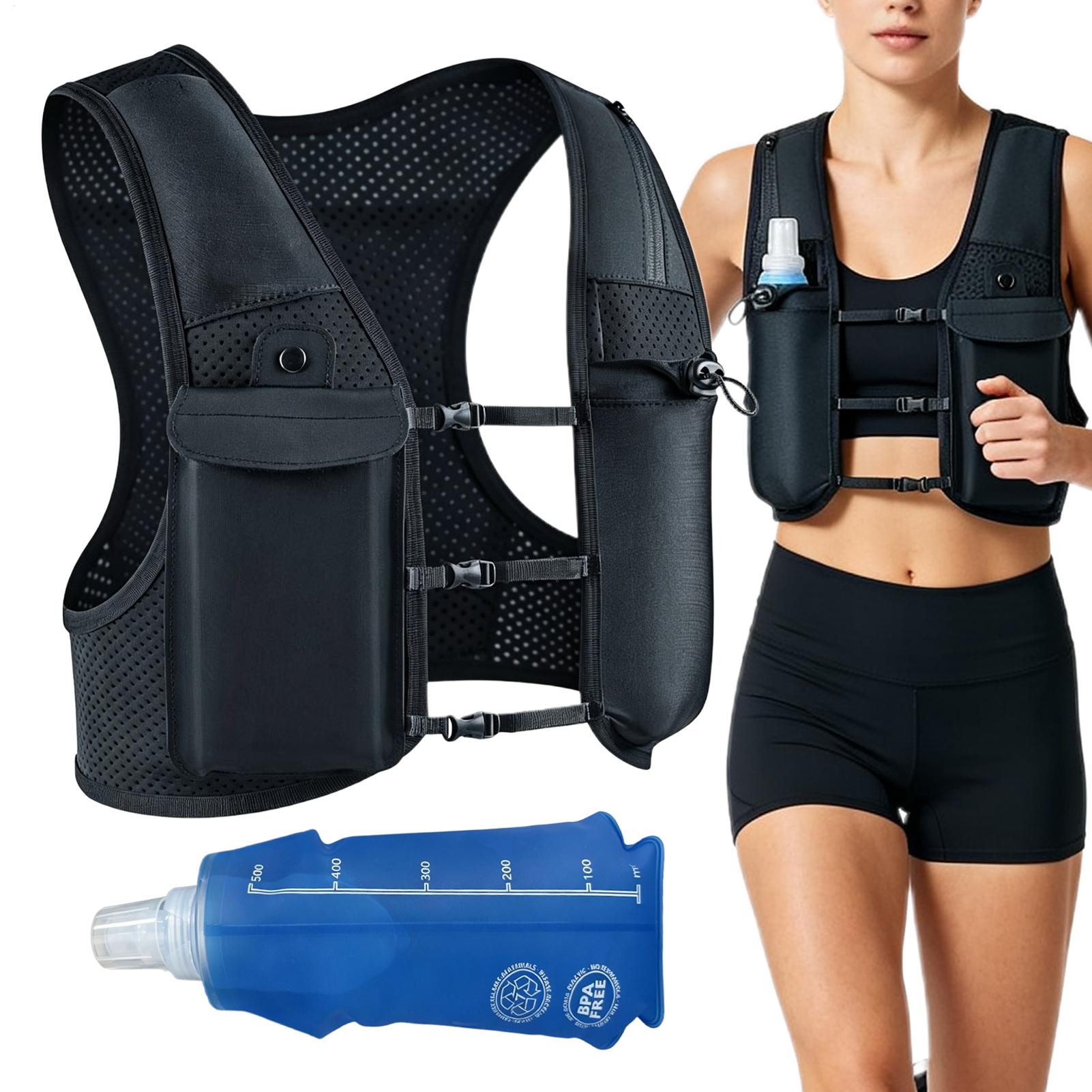 Running Gear Reflective - Running Vest Reflective Hydration Backpack with
