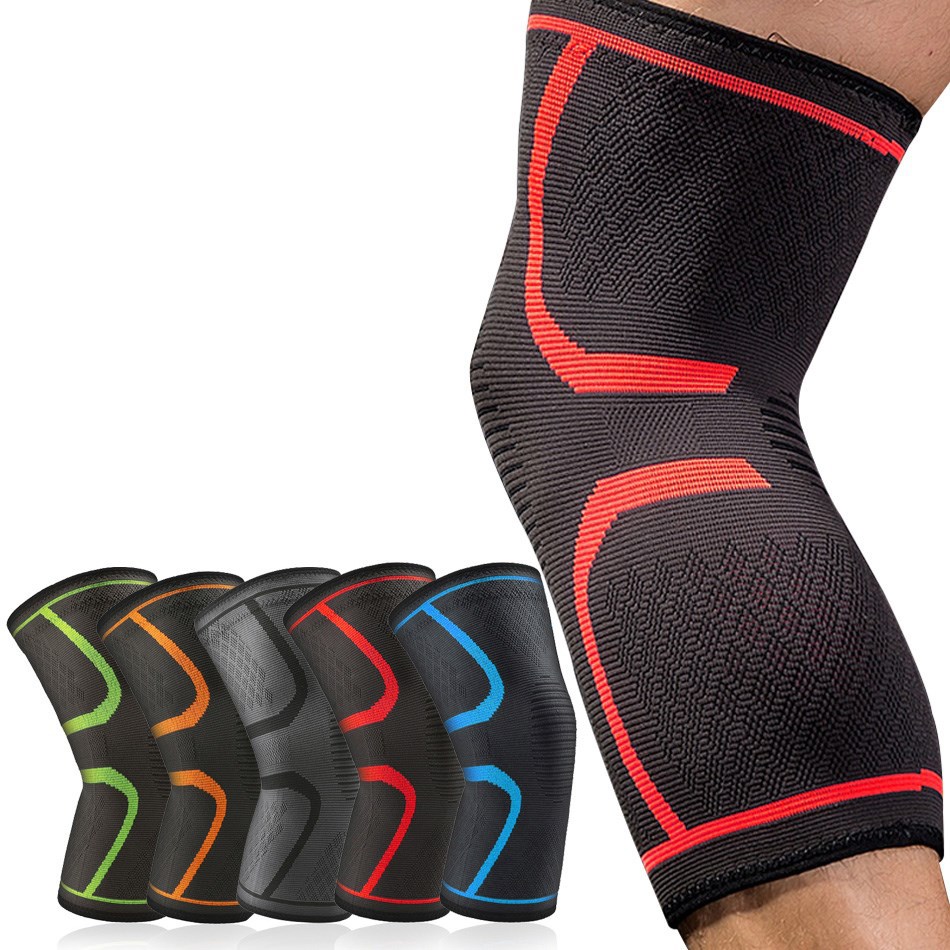 Running Gear Knee - WOSWEIR-1 PC Elastic Knee Pads Nylon