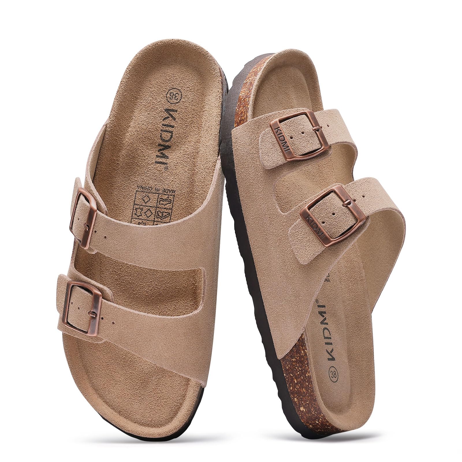 Insole Arch Support - Litfun Classic Cork Sandals For Women