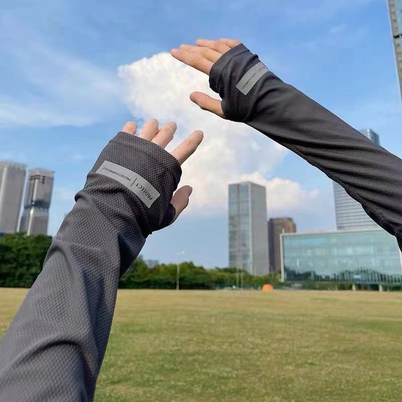 1Pair Unisex UV Cooling Sun Ar - Running Gear Outdoor 评论和价格