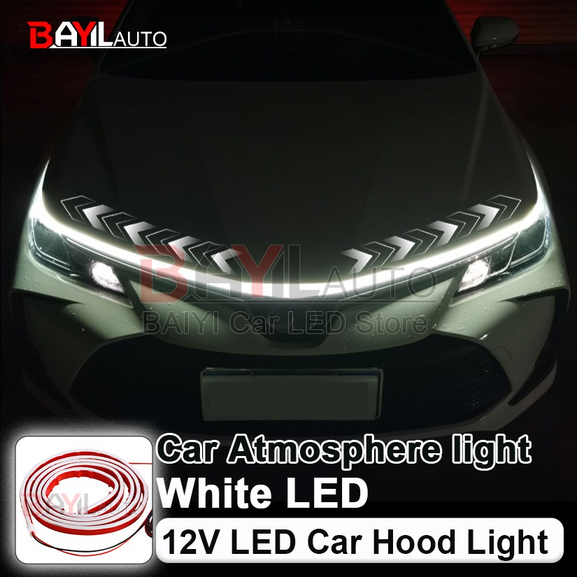 12V White Car Hood Light Strip - Running Headlamp Led 评论和价格