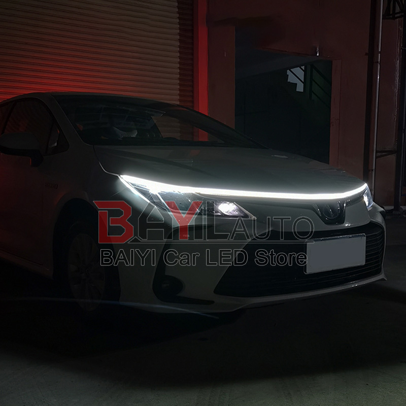 12V White Car Hood Light Strip - Running Headlamp Led 评论和价格