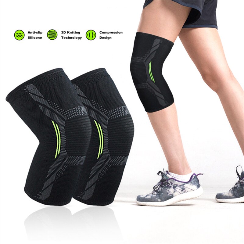 Single Knee Pad Knitted Nylon  - Running Gear Knee 评论和价格