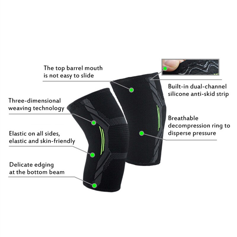 Single Knee Pad Knitted Nylon  - Running Gear Knee 评论和价格
