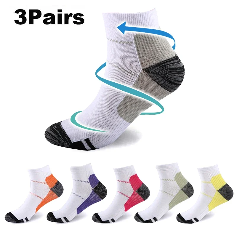1/3/5 Pairs Men Women Socks Co - Trail Running Gaiter 评论和价格