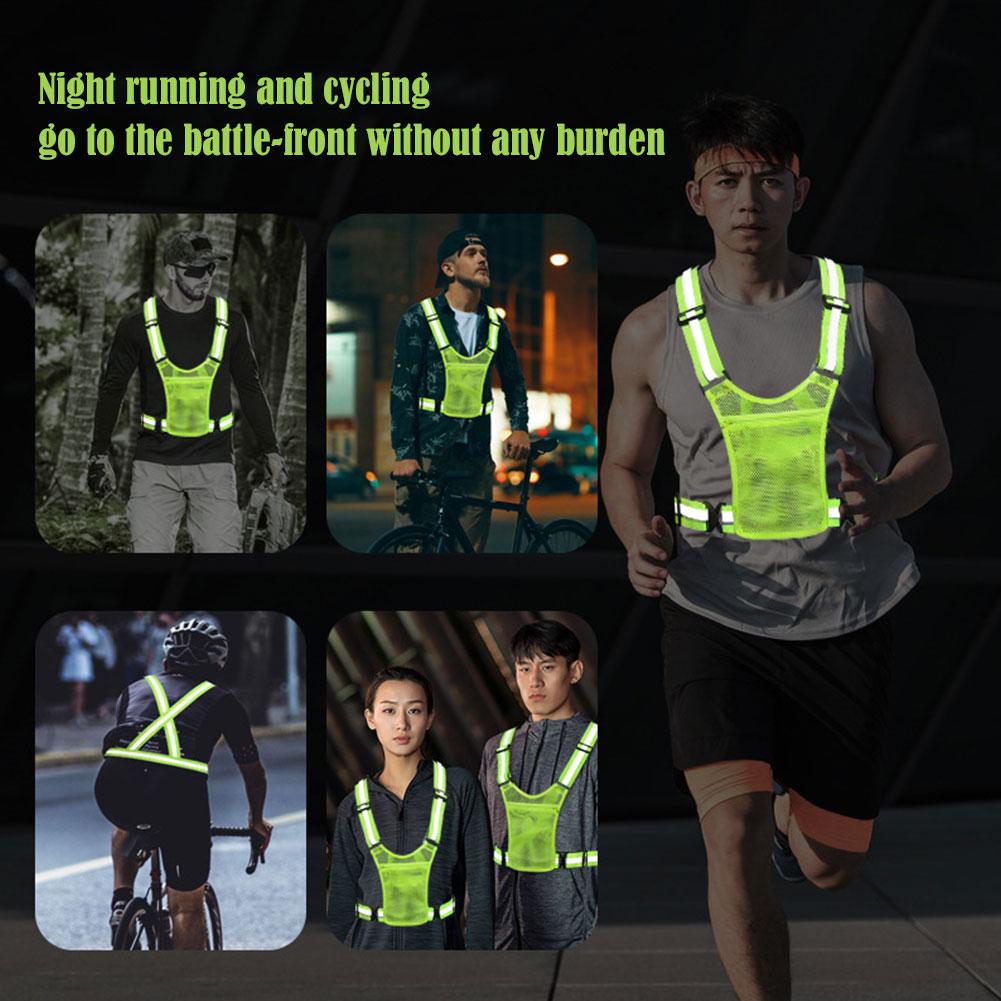 Reflective Safety Vests Lightw - Running Gear Reflective 评论和价格