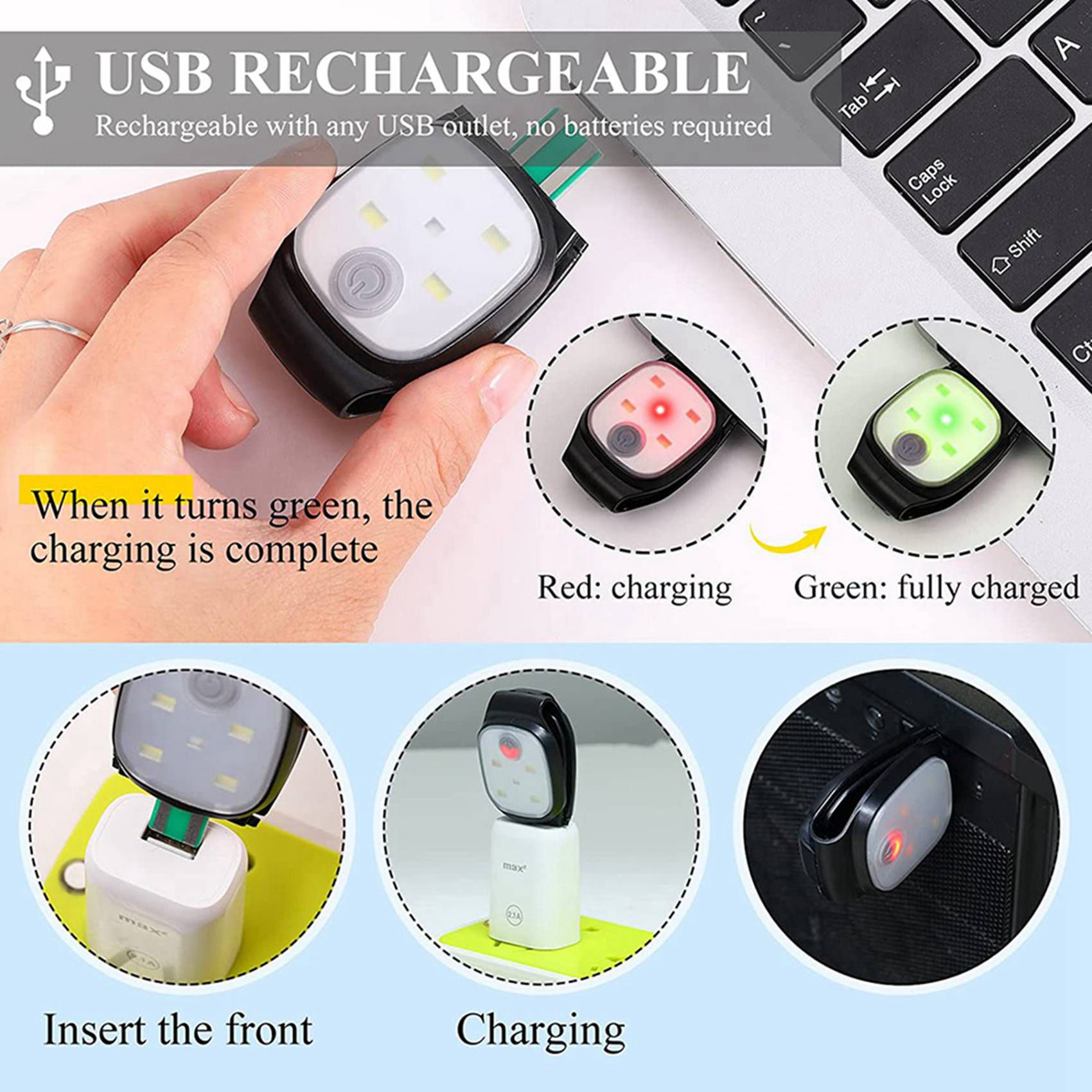 ABUP-3X Outdoor Night Clip On  - Running Gear Lights 评论和价格