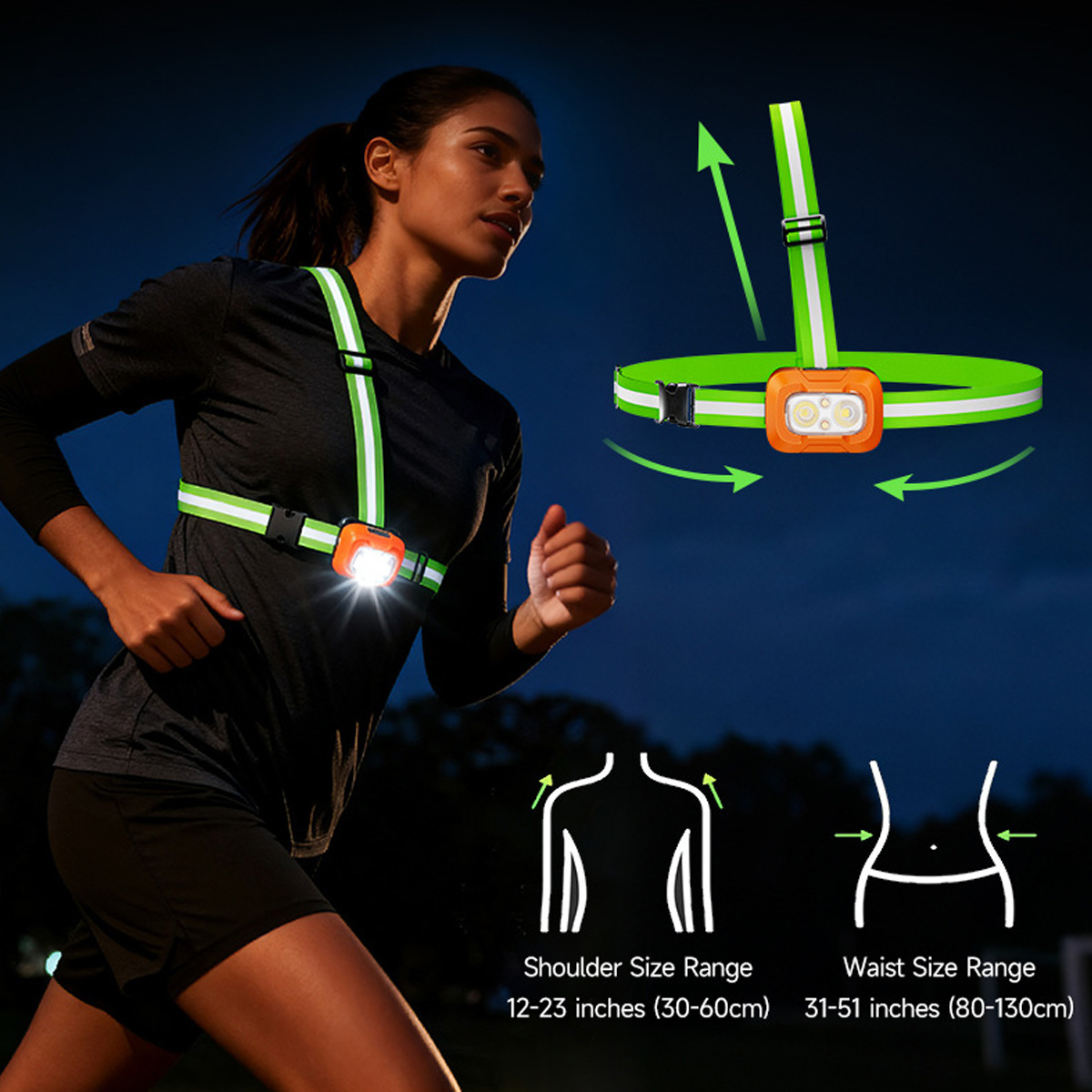 Running Light USB Rechargeable - Running Gear Lights 评论和价格