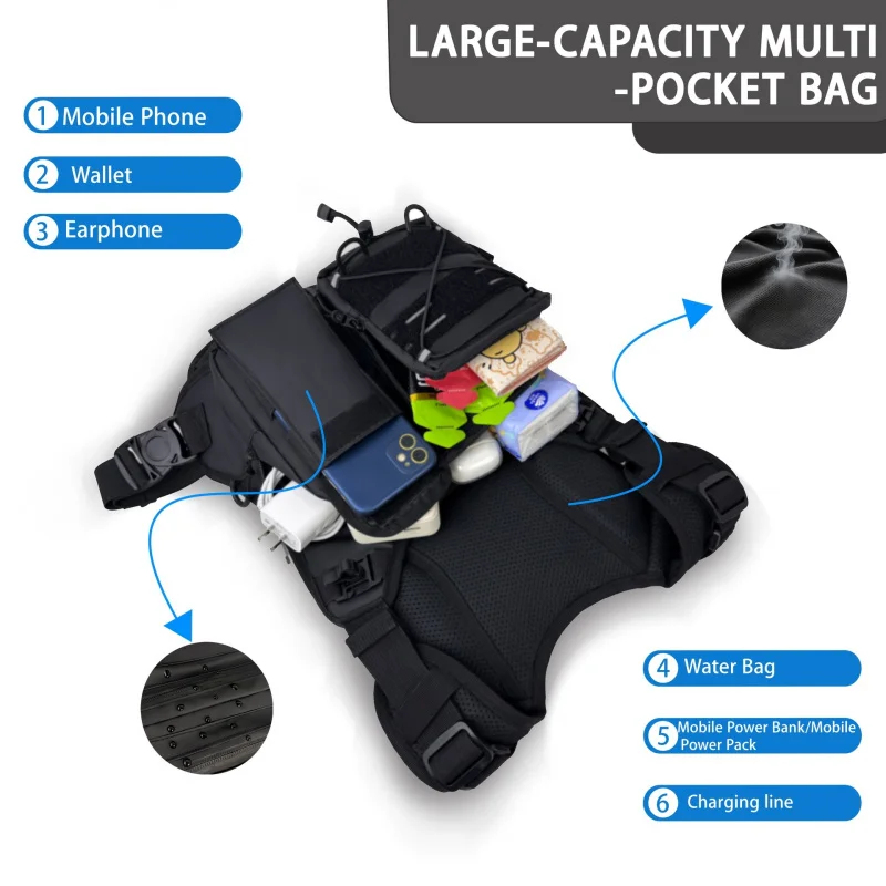 ​High-Quality Tactical Vest Ch - Running Gear Reflective 评论和价格