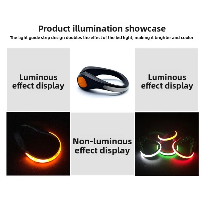 New Luminous Shoe Clip Light L - Running Gear Lights 评论和价格