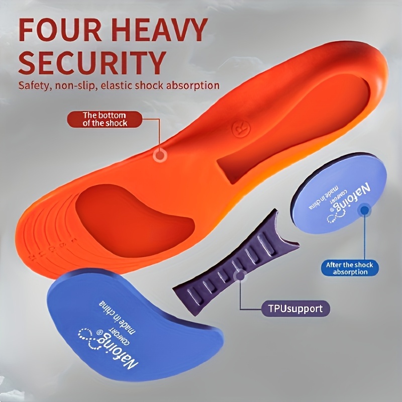 EVA Shock Absorption Comfortab - Insole Arch Support 评论和价格
