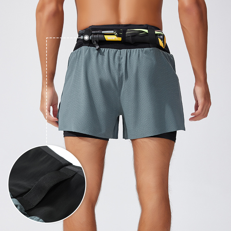 Men's 2-in-1 Sports Shorts Dua - Trail Running Gaiter 评论和价格