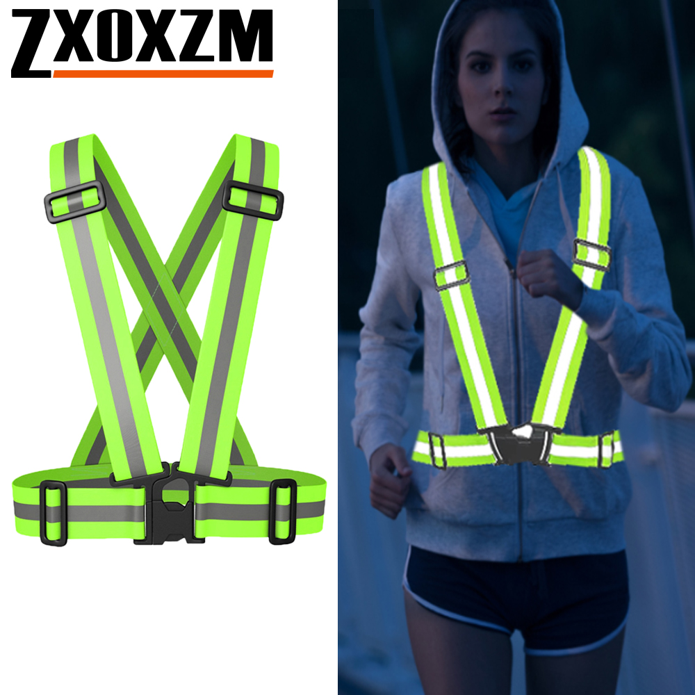 1Pcs Night Running Vest High V - Running Gear Reflective 评论和价格
