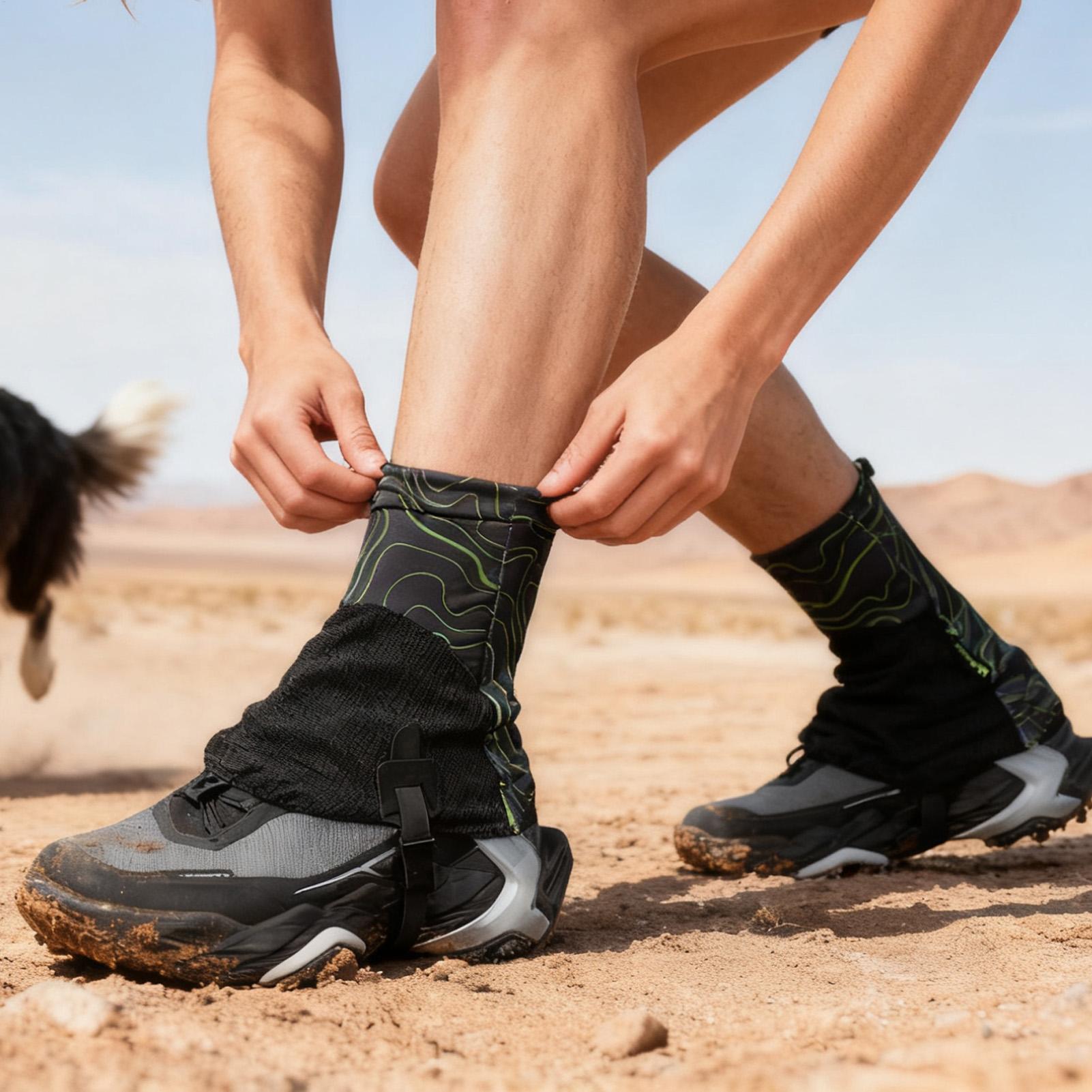 1 Pair Outdoor Trail Gaiters,  - Trail Running Gaiter 评论和价格