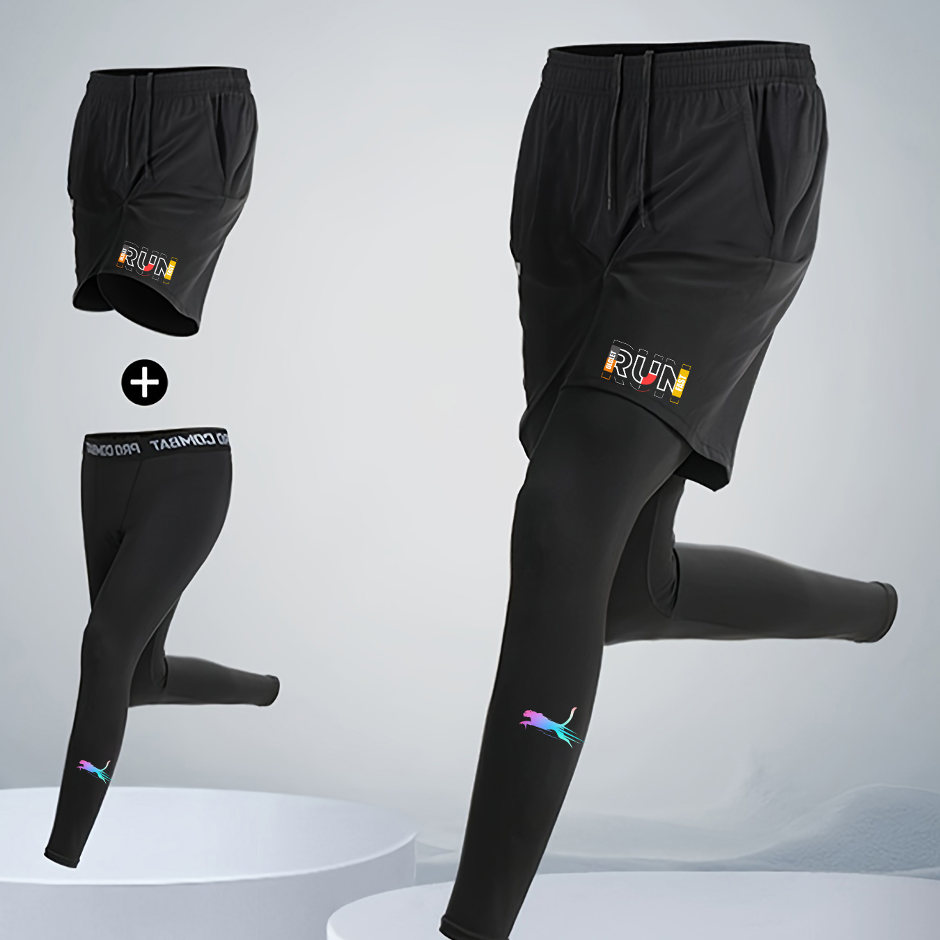 Men's Running Jogging 2 Piece  - Trail Running Gaiter 评论和价格