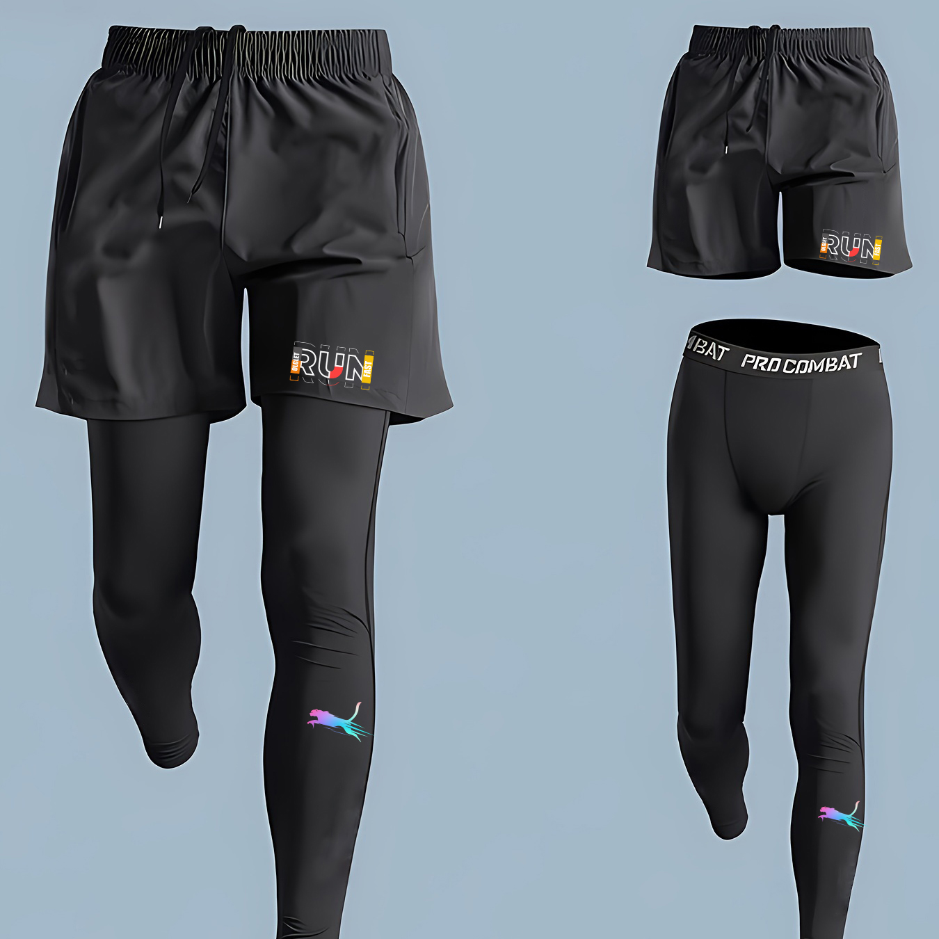 Men's Running Jogging 2 Piece  - Trail Running Gaiter 评论和价格