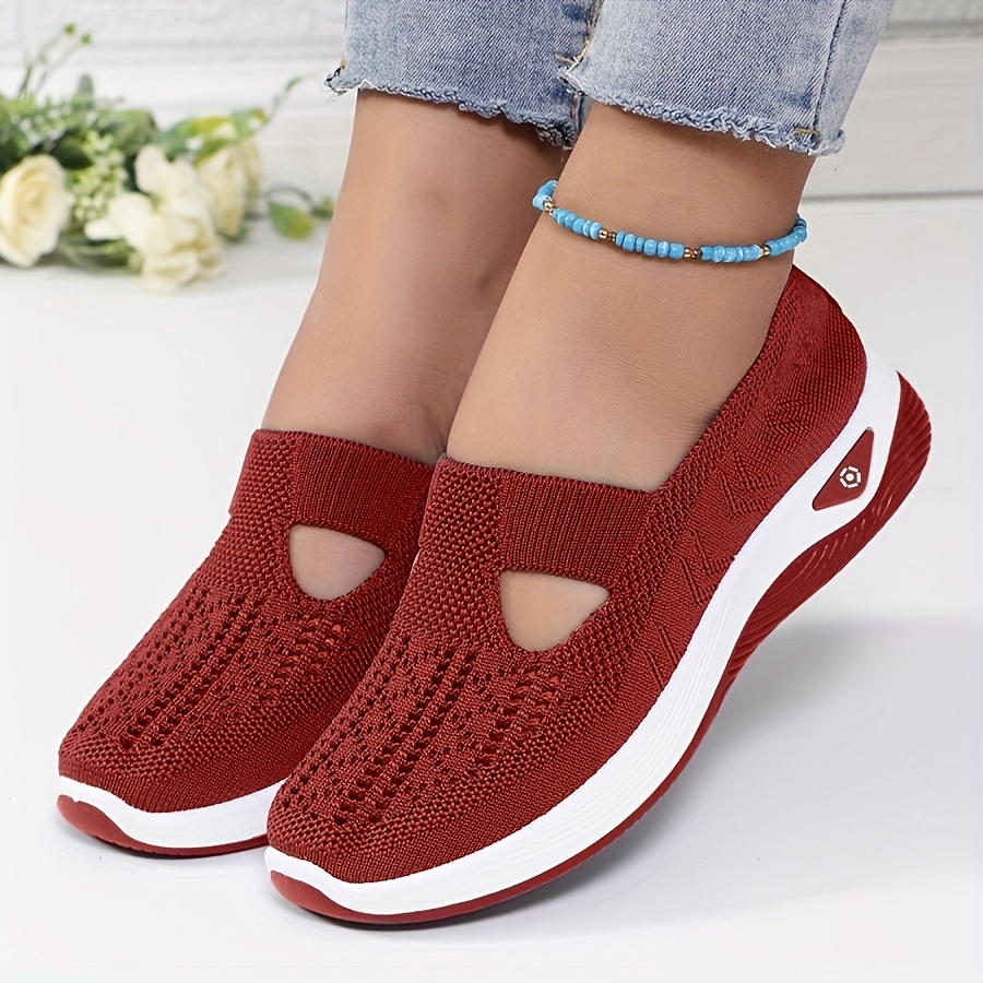 Womens Spring Summer Knit Slip - Insole Arch Support 评论和价格