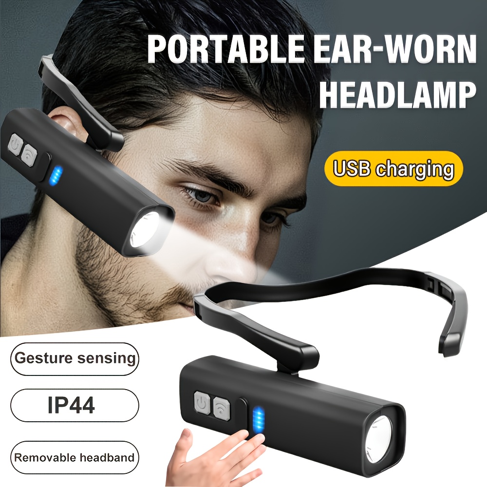 Rechargeable Ear Clip Headlamp - Running Headlamp Led 评论和价格