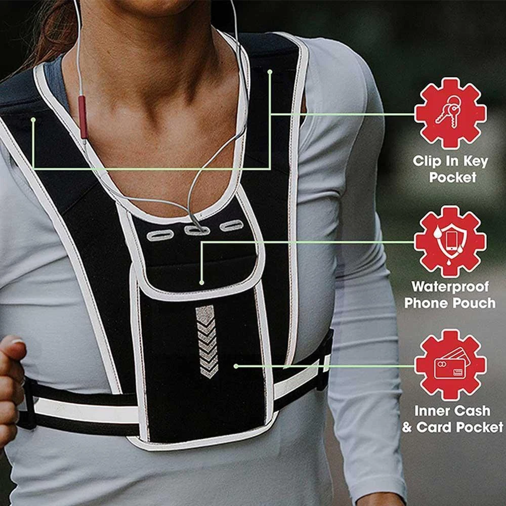 Running Vest Phone Holder for  - Running Gear Reflective 评论和价格