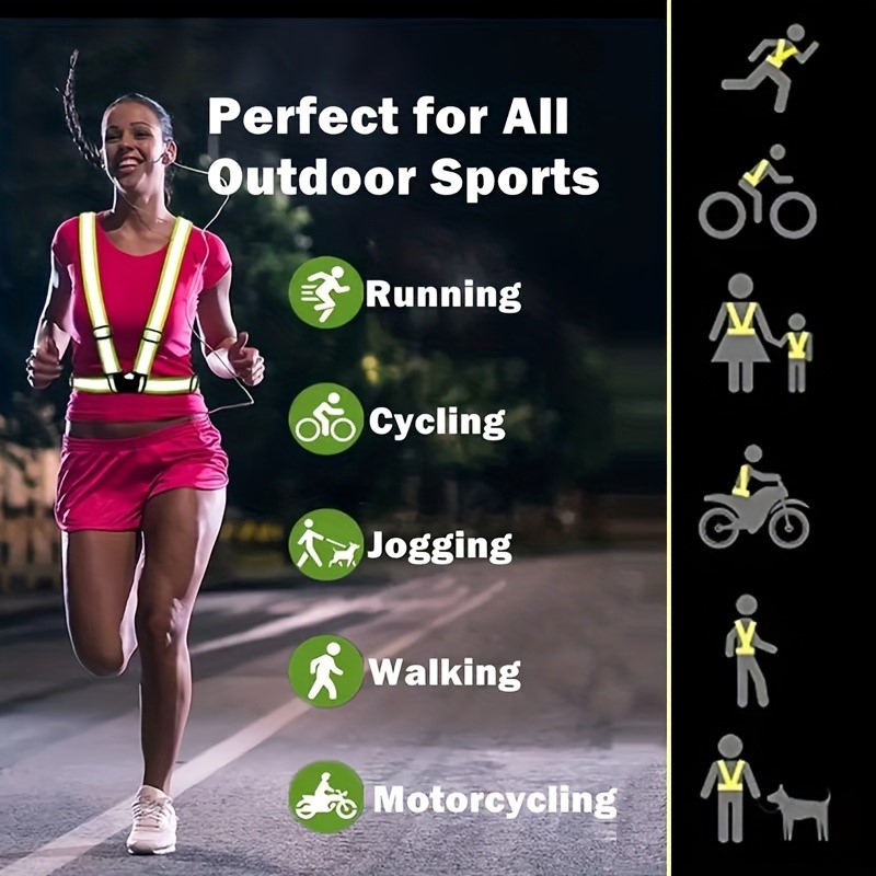 High Visibility Reflective Saf - Running Gear Reflective 评论和价格